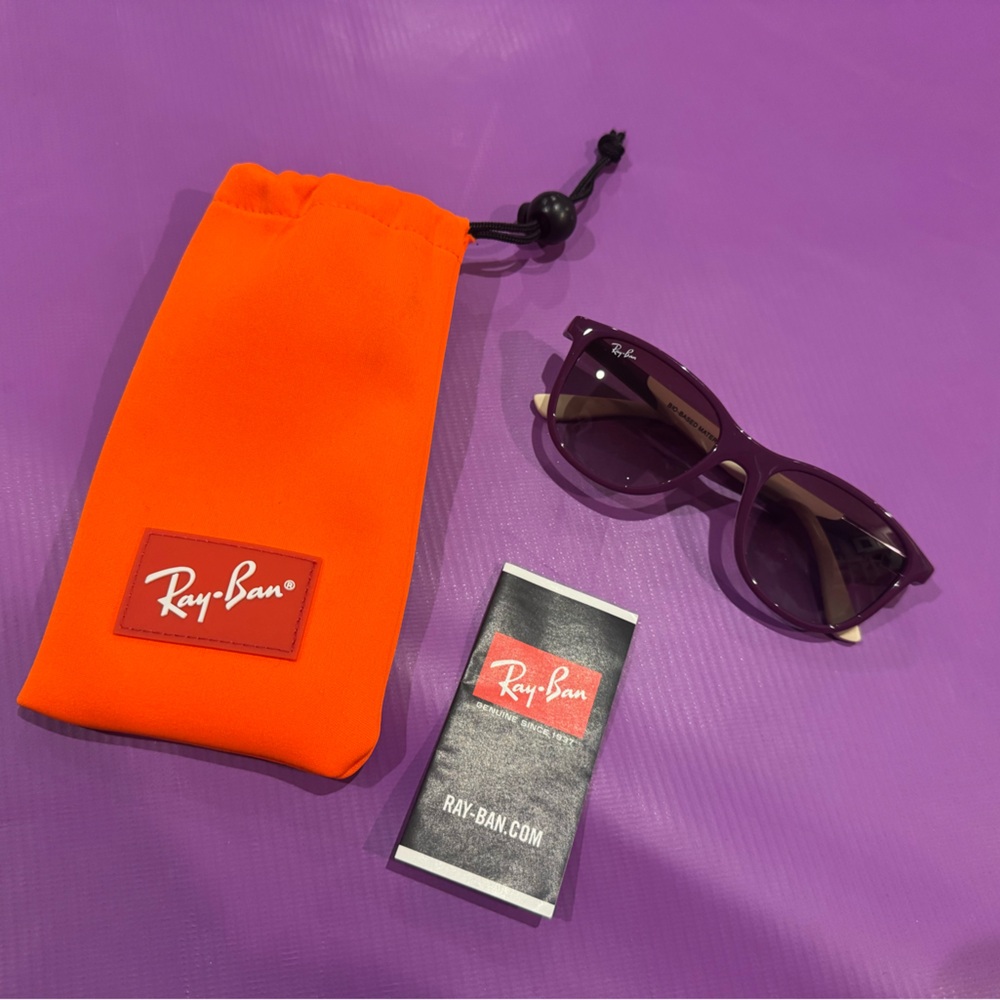 Brand New Ray-Ban Jr. RJ9077S Kids sunglasses- Purple & Violet/Gray Gradient - Picture 2 of 14